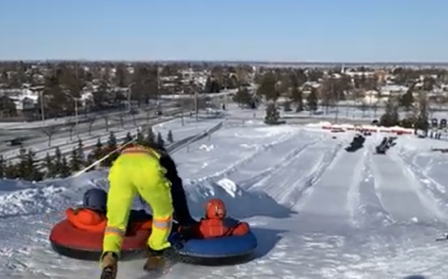 Chinguacousy Park snowtubing